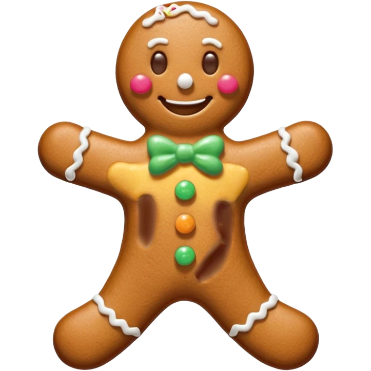 Ginger bread man emoji