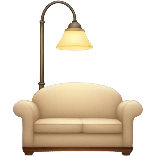 couch with lamp emoji