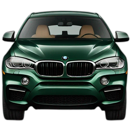 Matt Dark green BMW x6 2023 emoji
