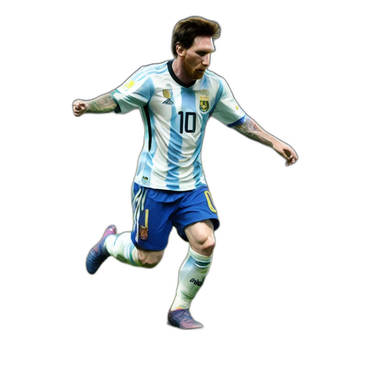Messi sur une chèvre emoji