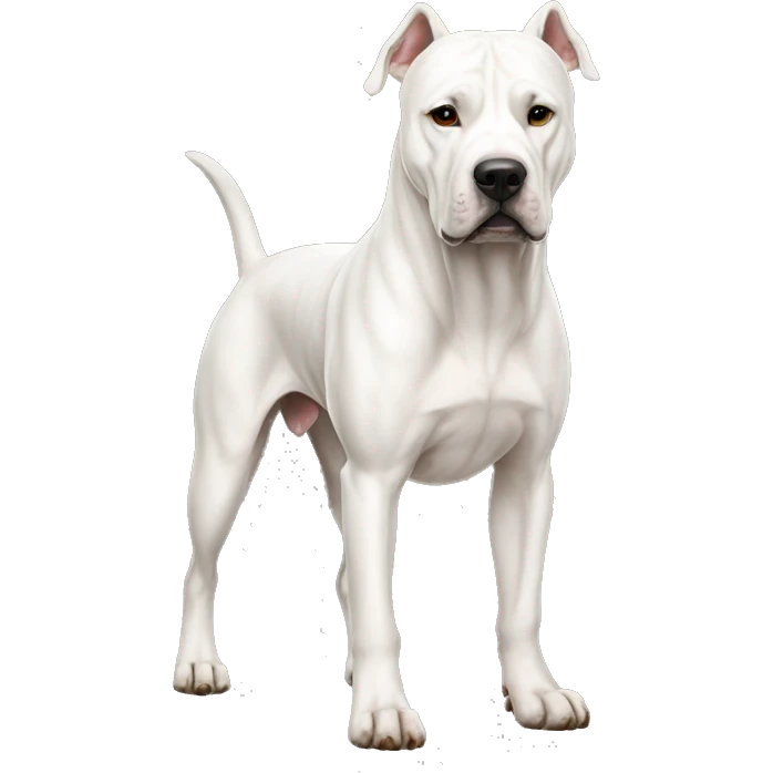 Dogo Argentino Dog Breed Full Body emoji