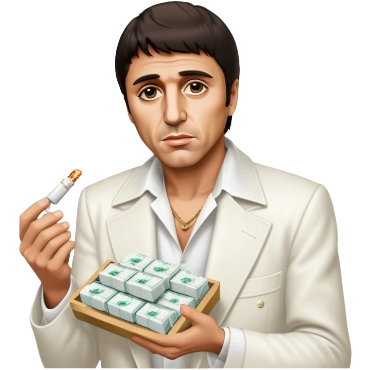 Tony montana avec de la cok emoji