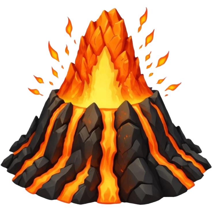 volcano emoji emoji