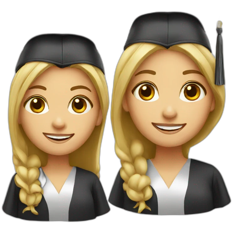 graduate girl emoji