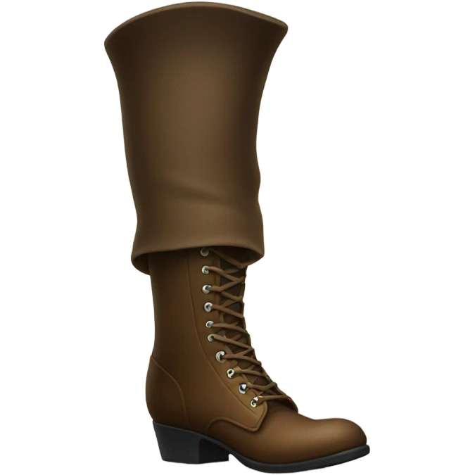 boot with legs emoji