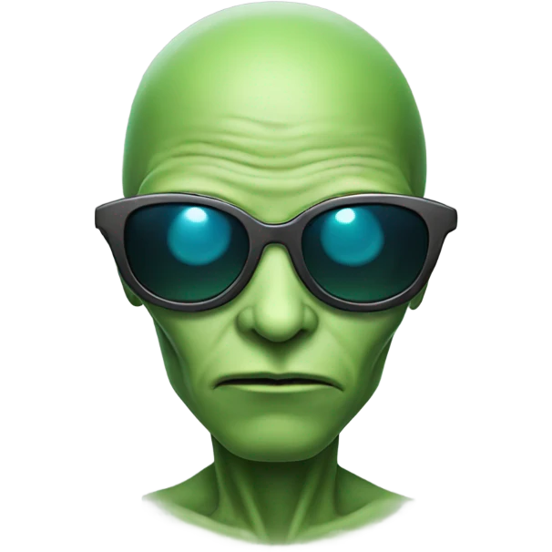 alien in sunglasses  emoji