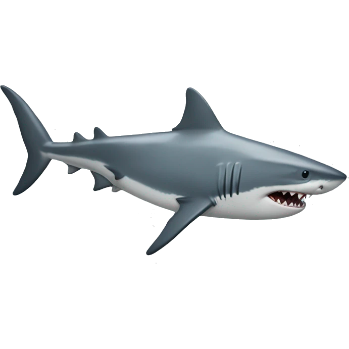 Shark with mind blown emoji