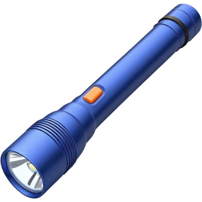 3D render of UV Flashlight, forensic investigation aesthetic, sterile clinical lighting, cool blue undertones, sharp high-contrast details, professional clean look. emoji