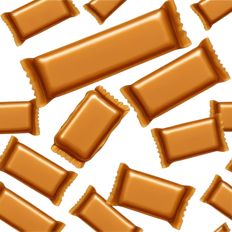 salted caramel candy emoji