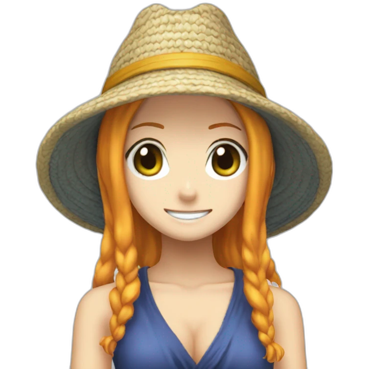 one piece nami emoji