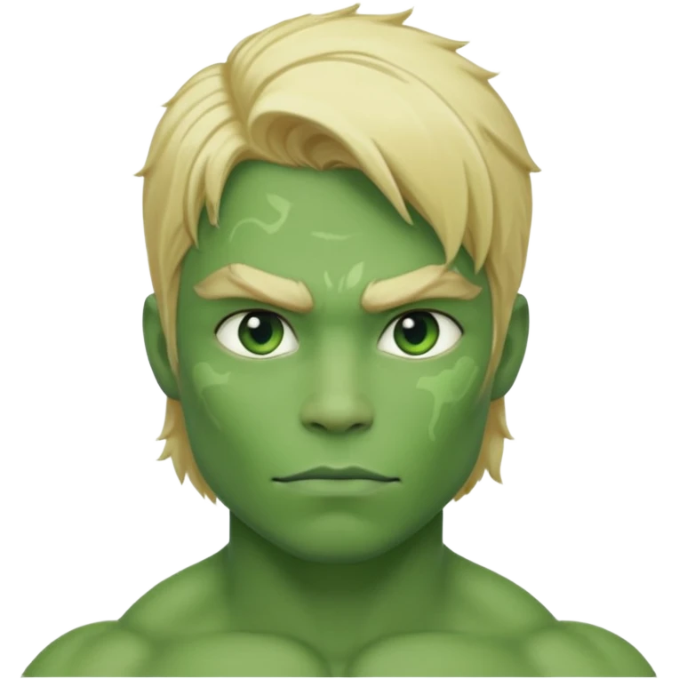 Blonde Hulk emoji