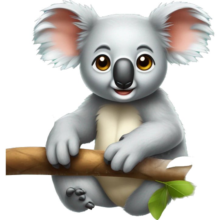 Remange entre un koala et une coccinelle extra mignonne emoji