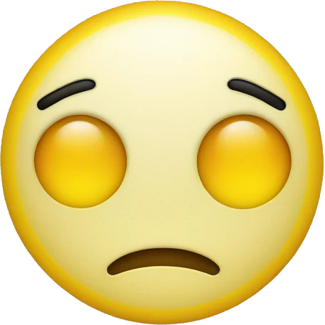yellow circle emoji with one eye half closed and the other one wide open  emoji