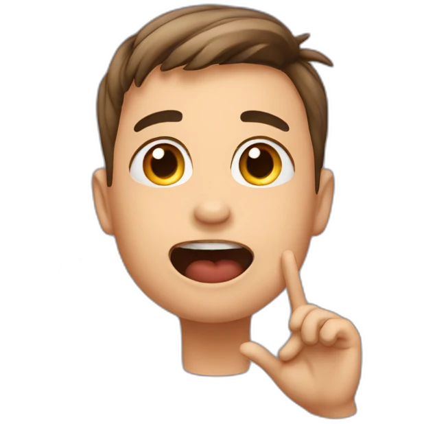 Flying kiss emoji