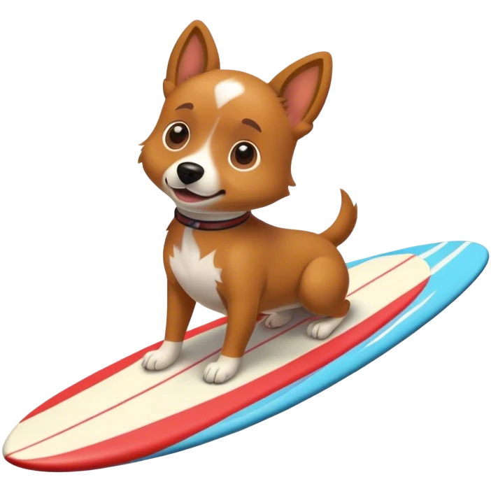 dog surfing  emoji