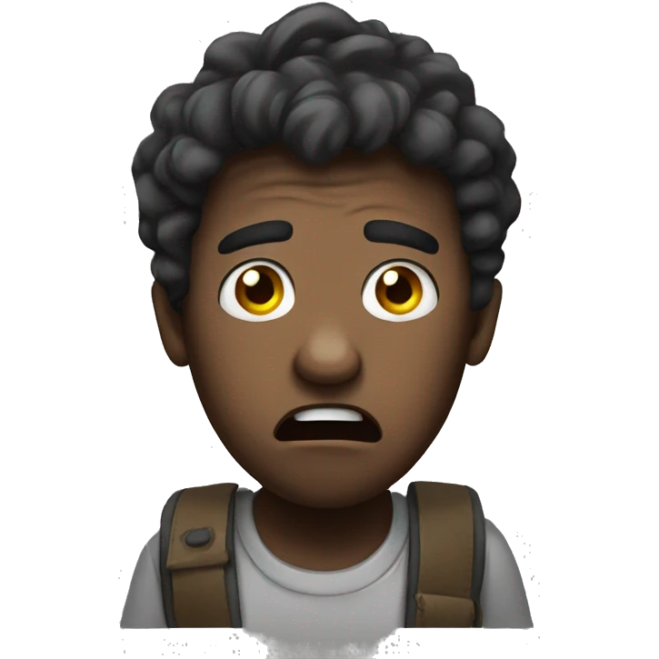 Terrified emoji
