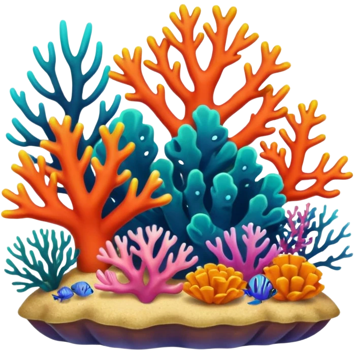 Coral reef emoji