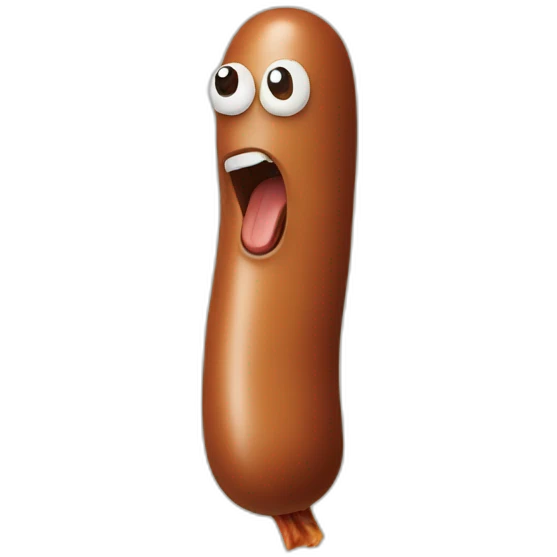 furious sausage emoji