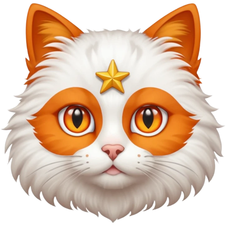 Cat with star eyes emoji