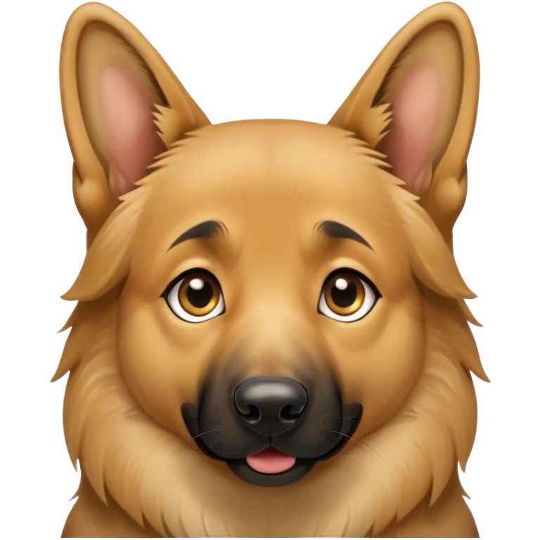 German Shepherd betteln  emoji