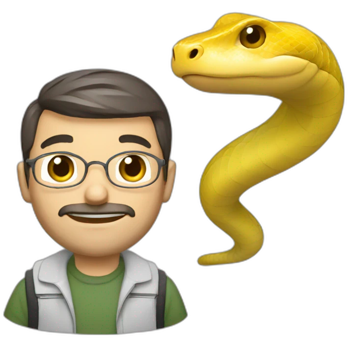 Basque Python programmer emoji