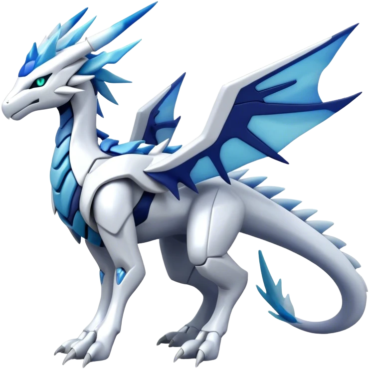 Kyurem-reshiram-dialga-suicune-hybrid, full body emoji