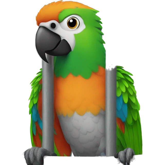 parrot jail emoji