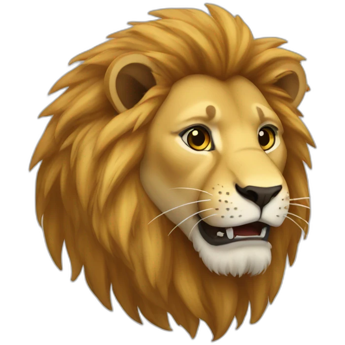 lion au telephone emoji