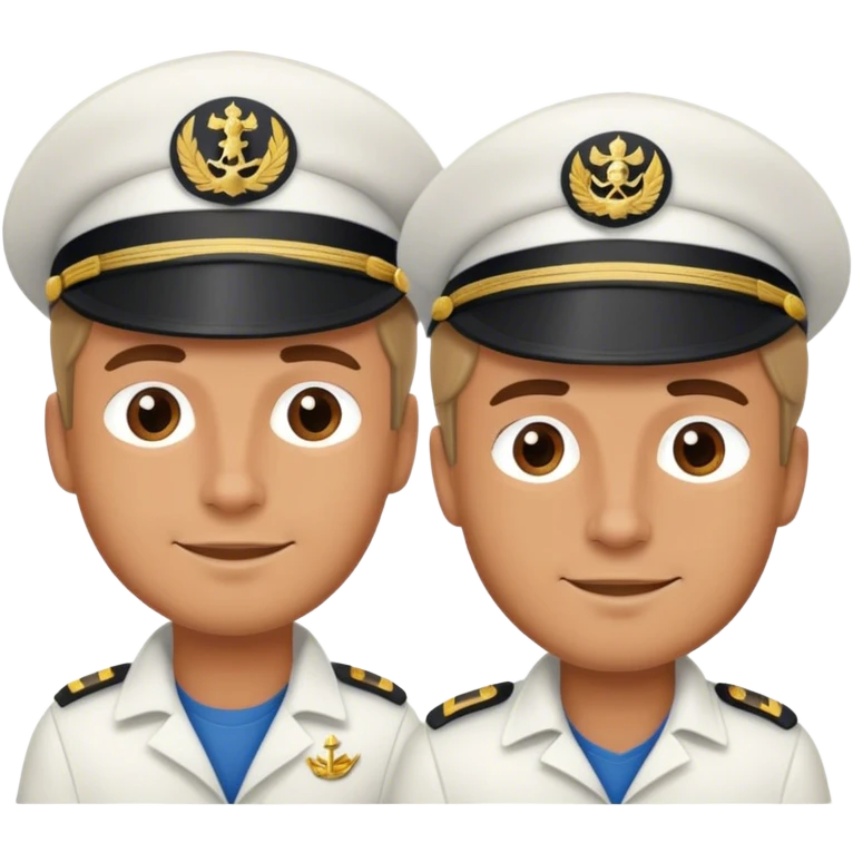 2 guys on a ship emoji