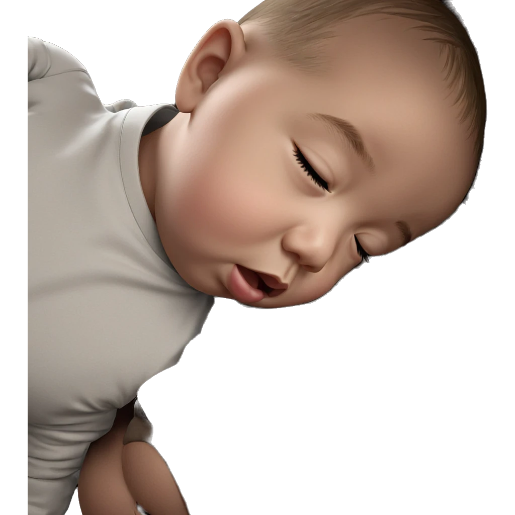 sleeping boy with girl emoji