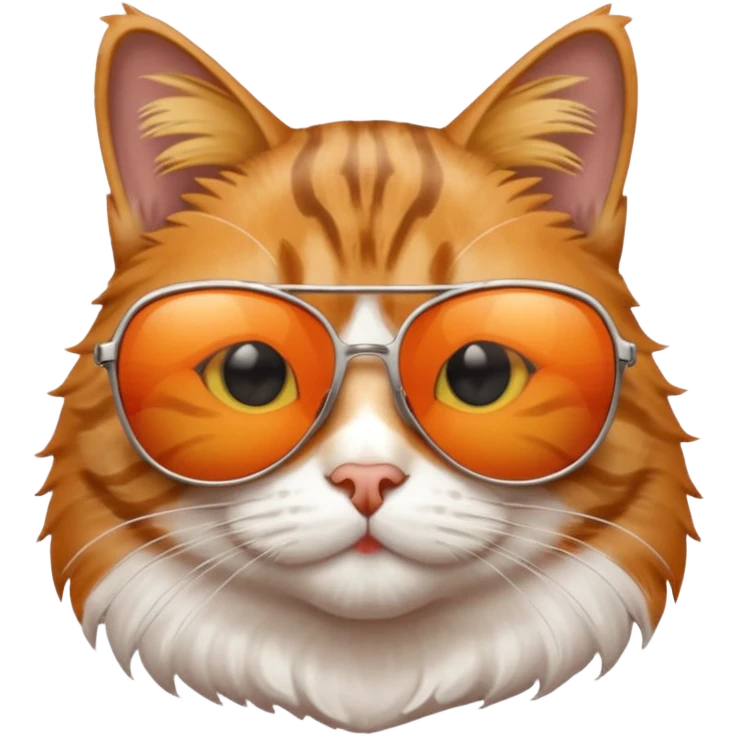 Cat wearing sunglasses emoji