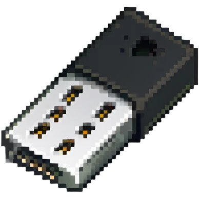 USB thumb drive storage device with details emoji