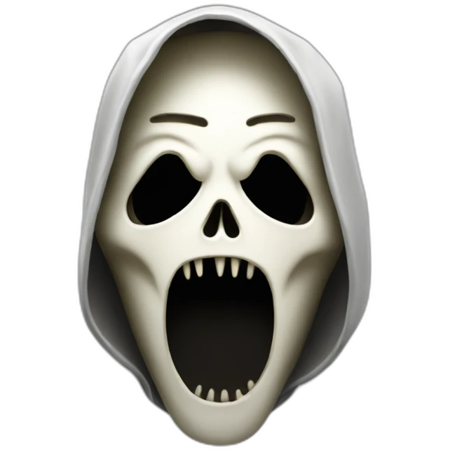 Ghostface from scream emoji