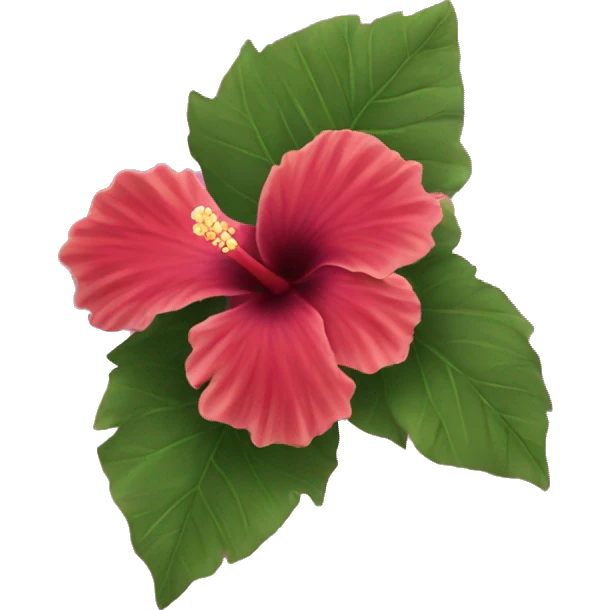 Hibiscus  emoji