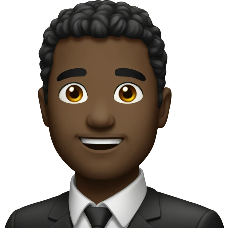 black haired meme master emoji