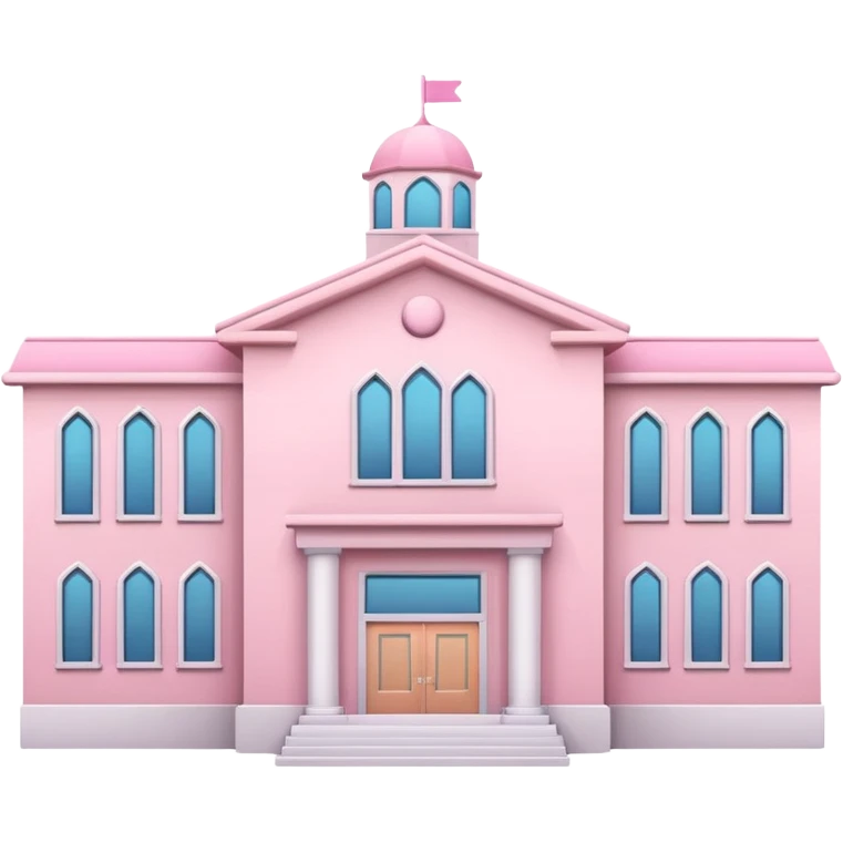 pink school emoji