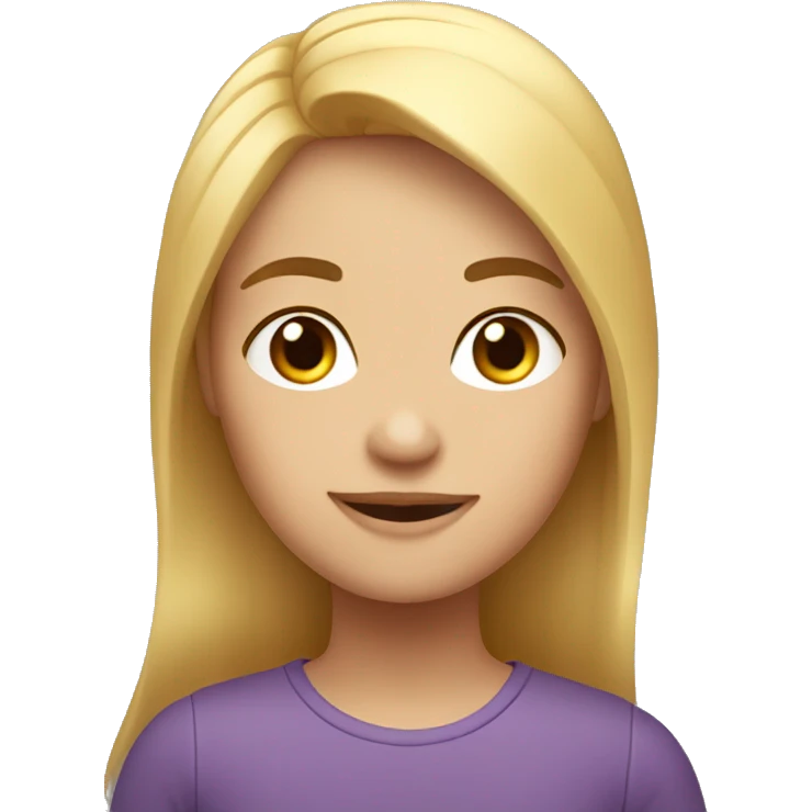 Una familia de cabello rubio y blanca  emoji