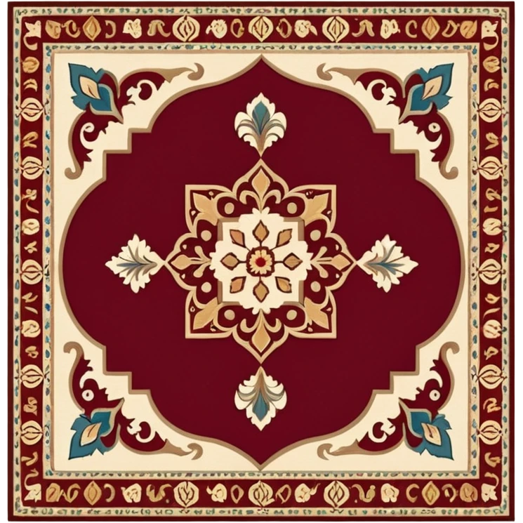  c made out of persian carpet texture emoji