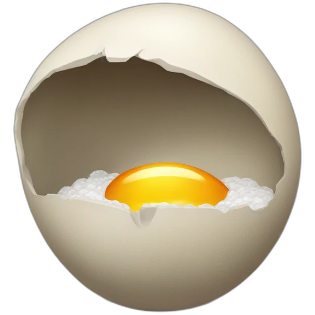 Elephant egg hatching emoji