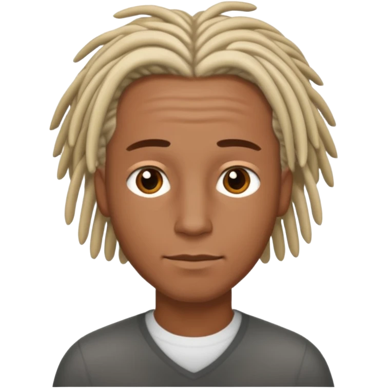 white dude with tight lick hair emoji