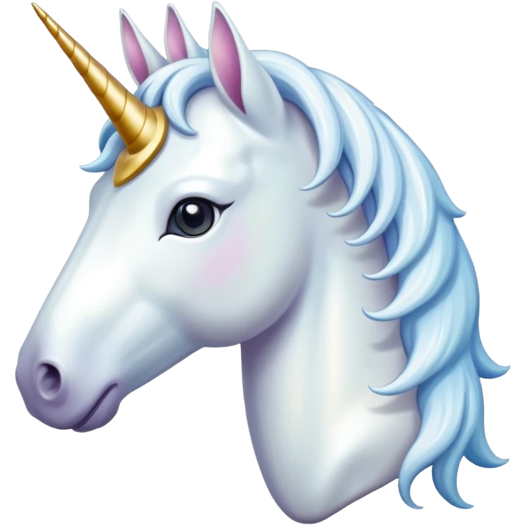 Unicorn white 🦄 emoji