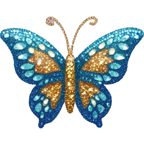 Bedazzled butterfly  emoji