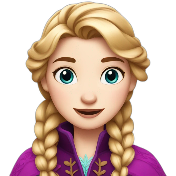 anna from frozen emoji