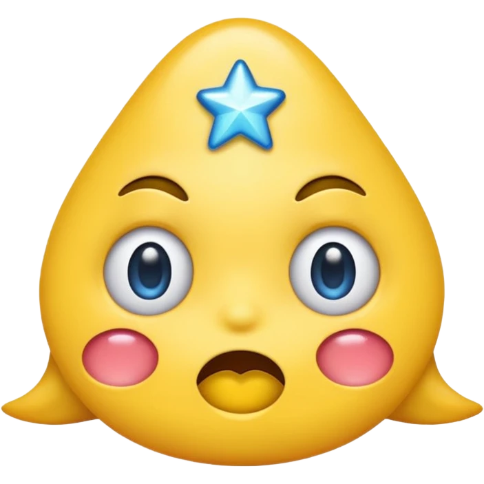 A emoji drooling with star eyes emoji