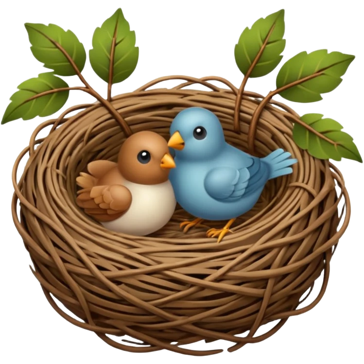 birdnest emoji