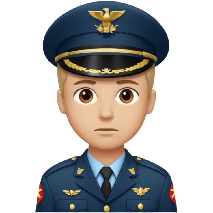Quiero un 👮🏻‍♂️ 🪖pero uniformado de soldado emoji