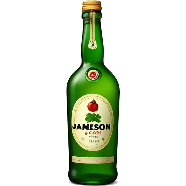 Jameson green bottle emoji