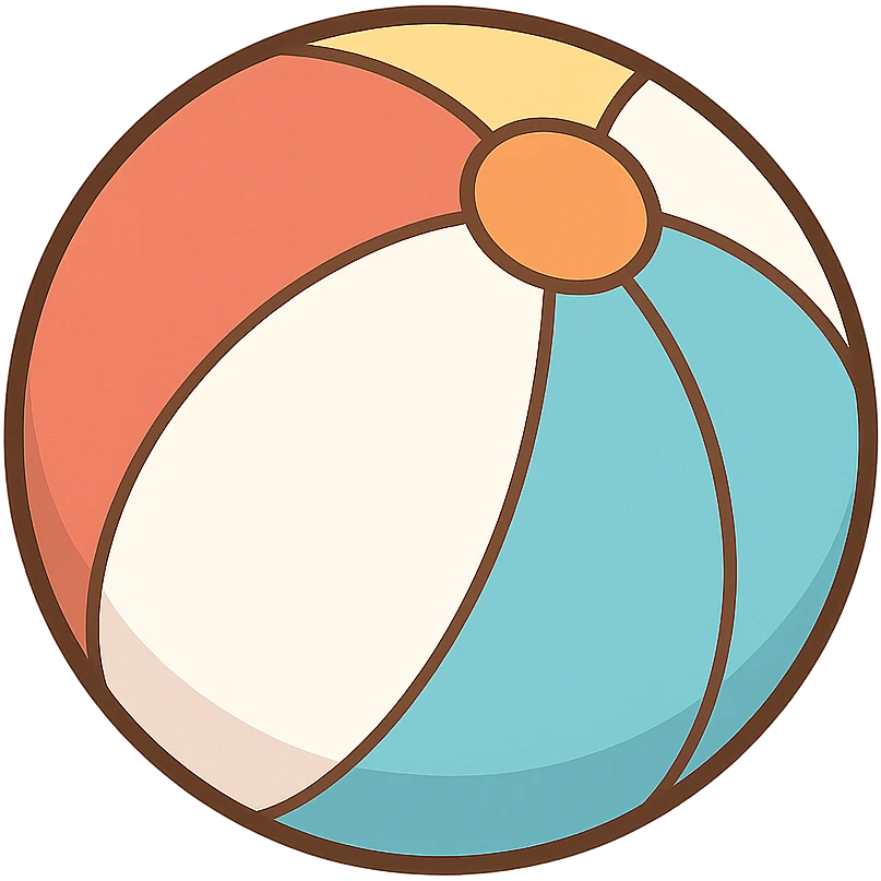 一个沙滩球 emoji