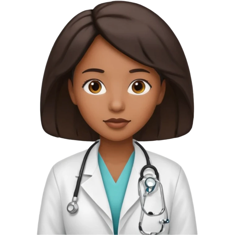 Black Doctor Woman emoji