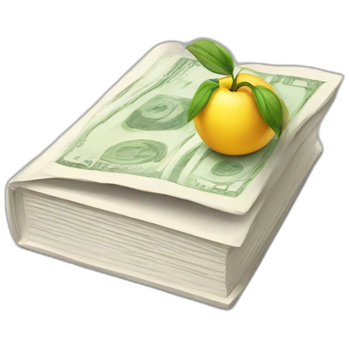 book about finances emoji